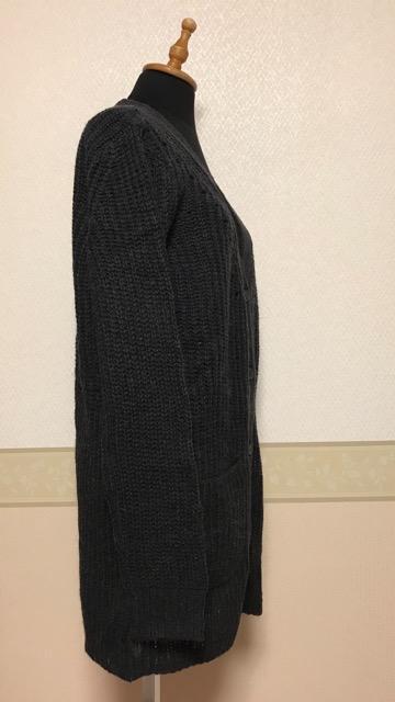 GLOBAL WORK 未使用 タグ付き ロングニットカーディガン グレー < ブランド  GLOBAL WORK 未使用 タグ付き ロングニットカーディガン グレー < ブランドの