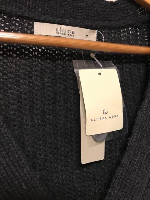 GLOBAL WORK 未使用 タグ付き ロングニットカーディガン グレー < ブランド  GLOBAL WORK 未使用 タグ付き ロングニットカーディガン グレー < ブランドの