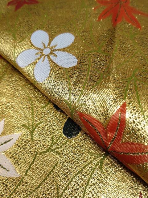 (FC1093)約65cm幅×約0.5m・金屏風のような金襴 < ペット/手芸/園芸 (FC1093)約65cm幅×約0.5m・金屏風のような金襴 < ペット/手芸/園芸の