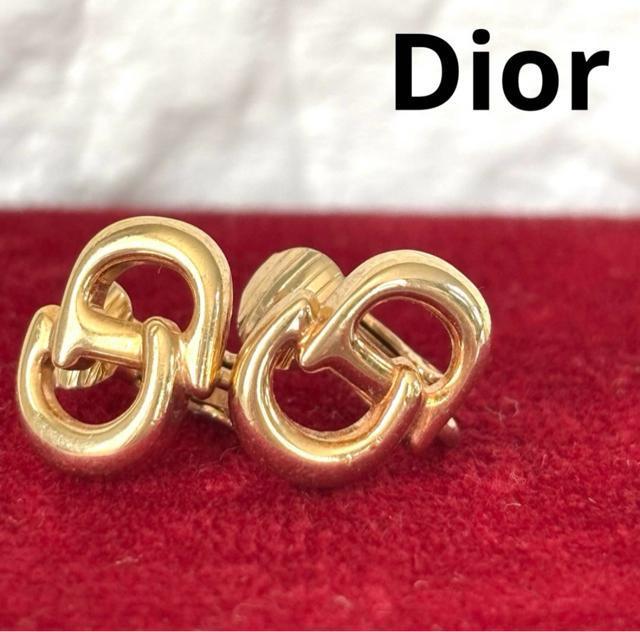 【美品】Christian Dior クリスチャンディオール CDロゴ イヤリング ヴィンテージ ゴールド アクセサリー < ブランド 【美品】Christian Dior クリスチャンディオール CDロゴ イヤリング ヴィンテージ ゴールド アクセサリー < ブランドの