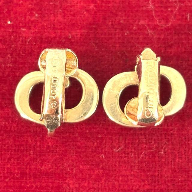 【美品】Christian Dior クリスチャンディオール CDロゴ イヤリング ヴィンテージ ゴールド アクセサリー < ブランド 【美品】Christian Dior クリスチャンディオール CDロゴ イヤリング ヴィンテージ ゴールド アクセサリー < ブランドの