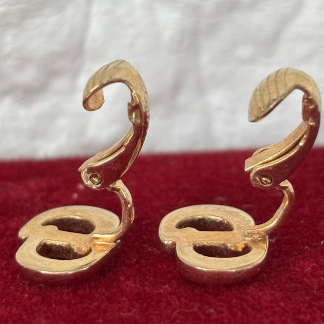 【美品】Christian Dior クリスチャンディオール CDロゴ イヤリング ヴィンテージ ゴールド アクセサリー < ブランド 【美品】Christian Dior クリスチャンディオール CDロゴ イヤリング ヴィンテージ ゴールド アクセサリー < ブランドの