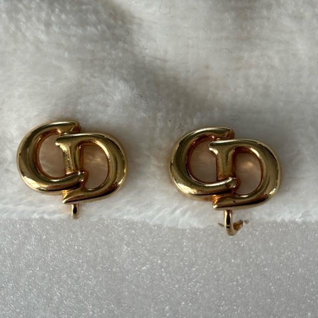 【美品】Christian Dior クリスチャンディオール CDロゴ イヤリング ヴィンテージ ゴールド アクセサリー < ブランド 【美品】Christian Dior クリスチャンディオール CDロゴ イヤリング ヴィンテージ ゴールド アクセサリー < ブランドの