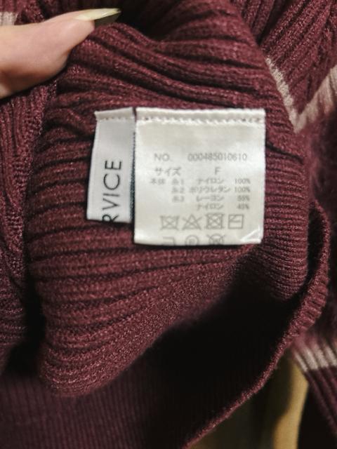 LIP SERVICE オシャレニットトップス < ブランド LIP SERVICE オシャレニットトップス < ブランドの