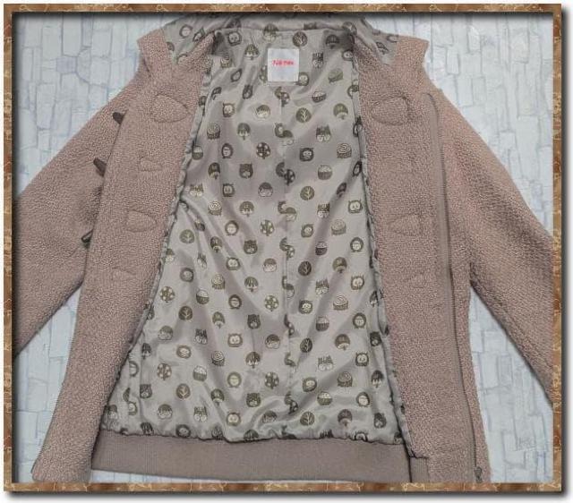 ネネット ダッフル風コート 薄ピンク < ブランド ネネット ダッフル風コート 薄ピンク < ブランドの