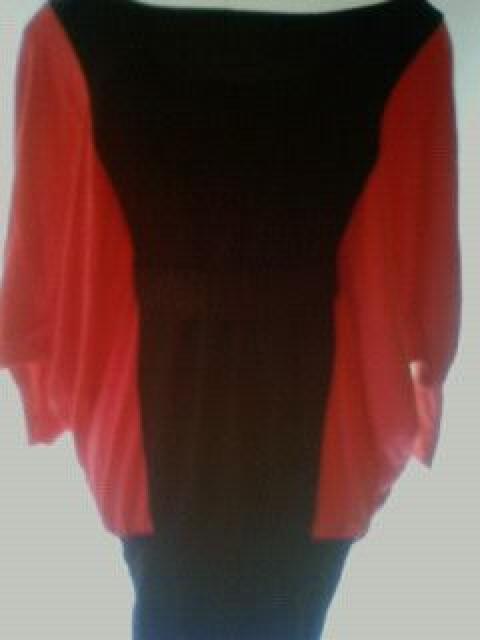 ☆★*新品*バイカラー・ドルマンワンピ★☆ < 女性ファッション ☆★*新品*バイカラー・ドルマンワンピ★☆ < 女性ファッションの