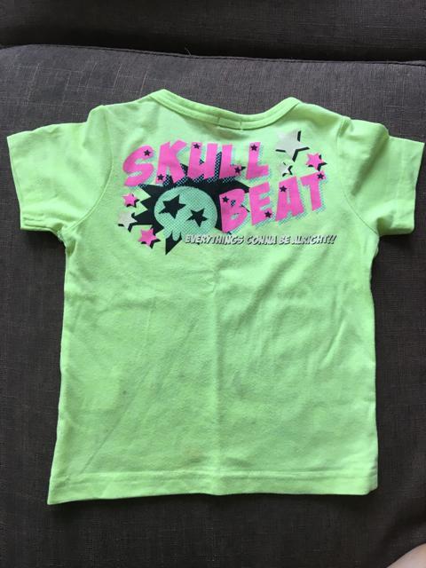 しまむら☆スカル☆蛍光色☆Tシャツ☆100cm < キッズ/ベビー  しまむら☆スカル☆蛍光色☆Tシャツ☆100cm < キッズ/ベビーの