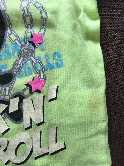 しまむら☆スカル☆蛍光色☆Tシャツ☆100cm < キッズ/ベビー  しまむら☆スカル☆蛍光色☆Tシャツ☆100cm < キッズ/ベビーの
