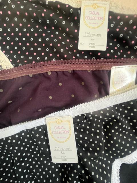 LLサイズ!3枚セット!ソフトな着心地!色とりどり!ドット柄!エレガント!レギュラー!ショーツ!大きいサイズ! < 女性ファッション  LLサイズ!3枚セット!ソフトな着心地!色とりどり!ドット柄!エレガント!レギュラー!ショーツ!大きいサイズ! < 女性ファッションの