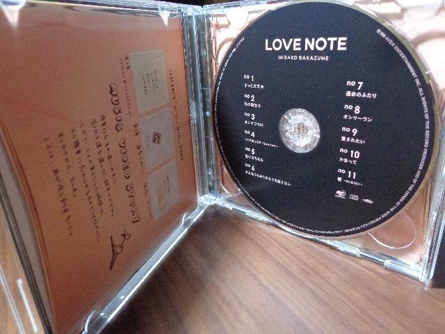 CD ★ MISAKO SAKAZUME「LOVE NOTE」★ CD、Blu-ray、DVD 2枚で送料180円 < タレントグッズ CD ★ MISAKO SAKAZUME「LOVE NOTE」★ CD、Blu-ray、DVD 2枚で送料180円 < タレントグッズの