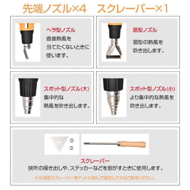 ヒートガン 超強力 ホットガン 1800W 600℃ < ペット/手芸/園芸 ヒートガン 超強力 ホットガン 1800W 600℃ < ペット/手芸/園芸の