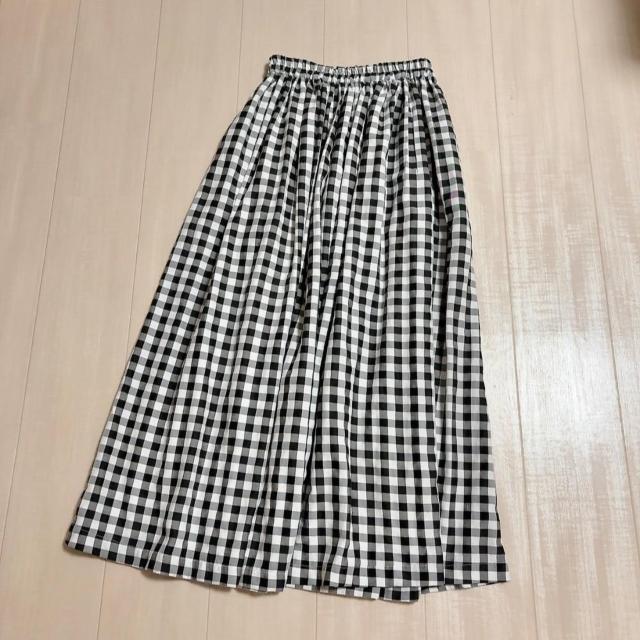 ◆fifth/フィフス◆二宮こずえコラボボリューチェックマキシスカート★ギンガムチェックS*美シルエット♪美品 < 女性ファッション  ◆fifth/フィフス◆二宮こずえコラボボリューチェックマキシスカート★ギンガムチェックS*美シルエット♪美品 < 女性ファッションの