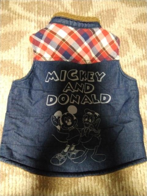 子供服 ミッキーマウス ボア付きベスト < キッズ/ベビー 子供服 ミッキーマウス ボア付きベスト < キッズ/ベビーの