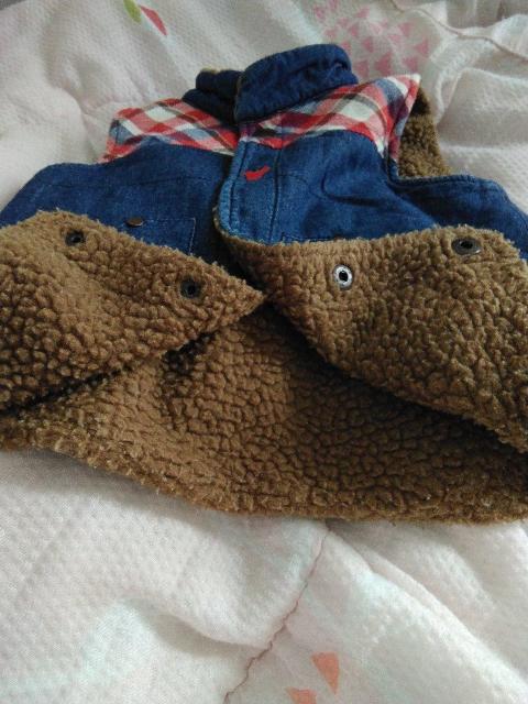 子供服 ミッキーマウス ボア付きベスト < キッズ/ベビー 子供服 ミッキーマウス ボア付きベスト < キッズ/ベビーの