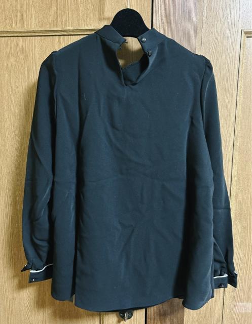 BLACK QUEEN パイピングリボンブラウス < 女性ファッション BLACK QUEEN パイピングリボンブラウス < 女性ファッションの