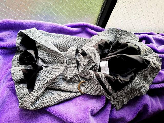 �Y��߃I���j����-Honeys*colza-���O�����`�F�b�N���n�C�E�G�X�g�G��61cm�^�C�g�X�J�[�g���z�x���g���c�J���t��*���n�� �� �u�����h�� 