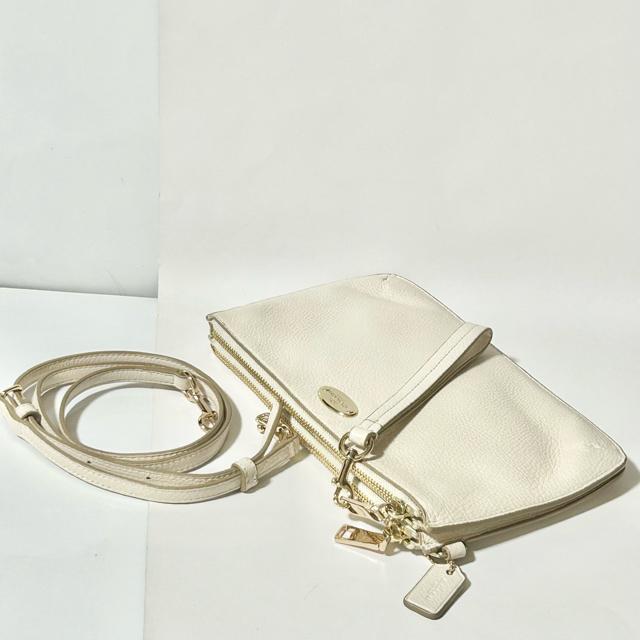 coach �R�[�` �V�����_�[�o�b�O F53157 �z���C�g ���U�[ ���f�B�[�X �� �u�����h�� 