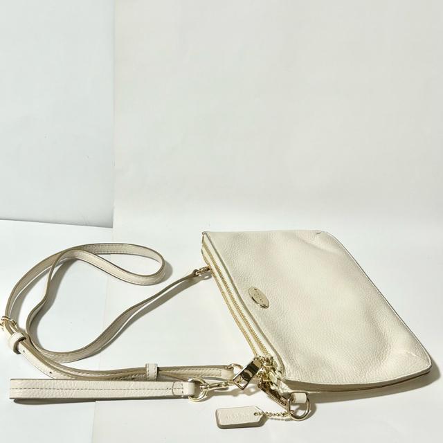 coach �R�[�` �V�����_�[�o�b�O F53157 �z���C�g ���U�[ ���f�B�[�X �� �u�����h�� 