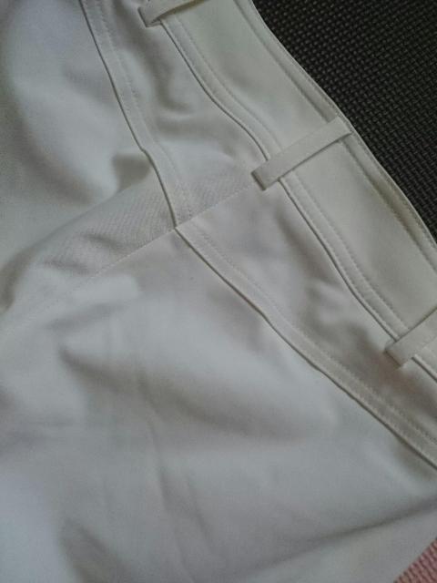 LINK IT ALL Premium☆裾クシュ クロップド丈パンツ★ホワイト☆リンクイットオール★ < 女性ファッション  LINK IT ALL Premium☆裾クシュ クロップド丈パンツ★ホワイト☆リンクイットオール★ < 女性ファッションの