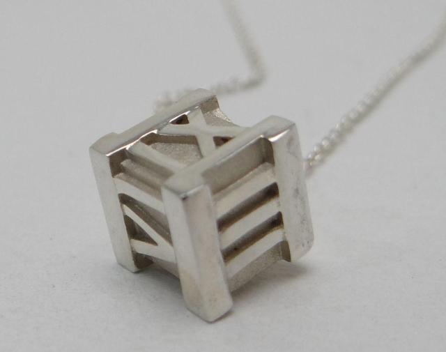 ティファニー アトラス キューブ ネックレス ペンダント SV925 シルバー【送料無料】 < ブランド ティファニー アトラス キューブ ネックレス ペンダント SV925 シルバー【送料無料】 < ブランドの