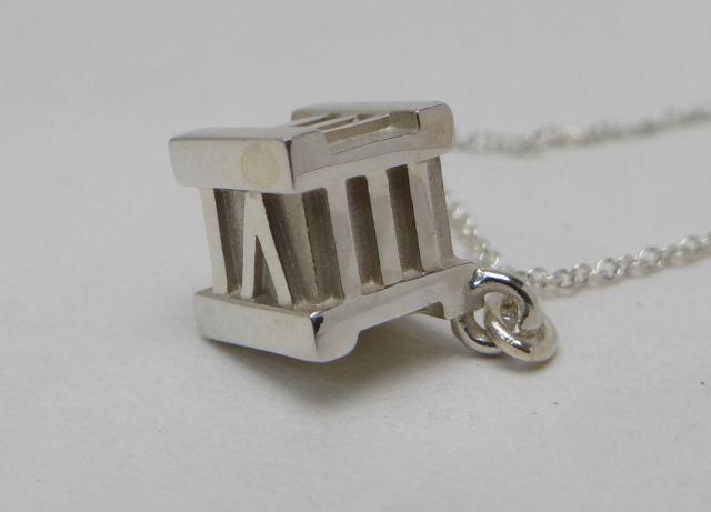 ティファニー アトラス キューブ ネックレス ペンダント SV925 シルバー【送料無料】 < ブランド ティファニー アトラス キューブ ネックレス ペンダント SV925 シルバー【送料無料】 < ブランドの