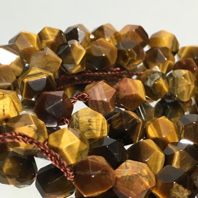 《連材》南アフリカ産 天然非加熱タイガーアイ スターカット < ペット/手芸/園芸  《連材》南アフリカ産 天然非加熱タイガーアイ スターカット < ペット/手芸/園芸の