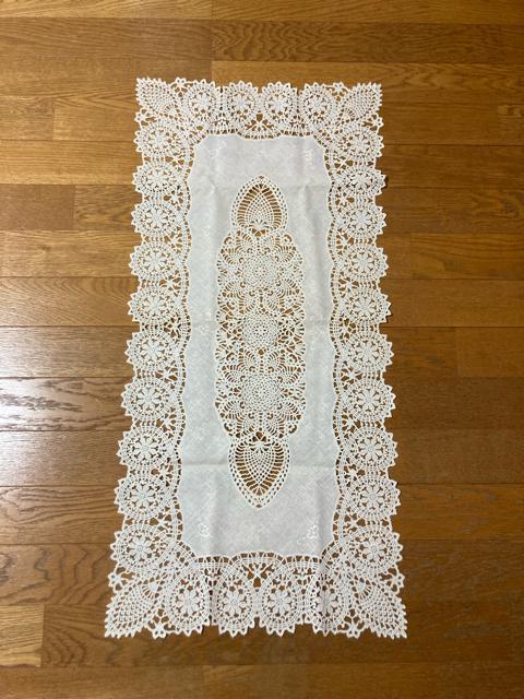 1375.未使用☆レース編み風ビニール製敷物 < インテリア/ライフ  1375.未使用☆レース編み風ビニール製敷物  < インテリア/ライフの