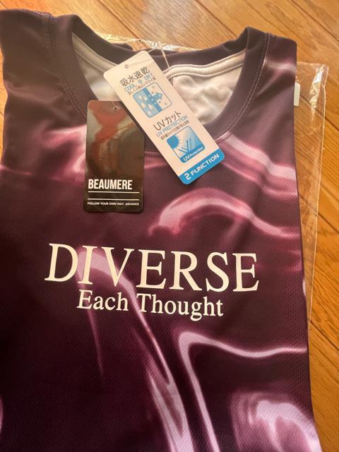 Lサイズ!高貴紳士的!ブランド品!BEAUMERE!昇華マーブル総柄!吸水速乾!UVカット!サラッとメッシュ素材!半袖Tシャツ! < 男性ファッション  Lサイズ!高貴紳士的!ブランド品!BEAUMERE!昇華マーブル総柄!吸水速乾!UVカット!サラッとメッシュ素材!半袖Tシャツ! < 男性ファッションの
