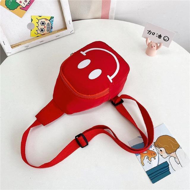 キッズ ウエストバッグ ボディバッグ ショルダーバッグ 斜め掛け レッド < キッズ/ベビー  キッズ ウエストバッグ ボディバッグ ショルダーバッグ 斜め掛け レッド < キッズ/ベビーの