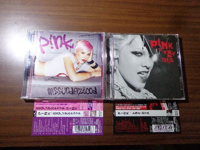 CD  P!NK 2ZbguMiSSUNDAZTOODvuTry Thisv   CD/DVD/rfI 