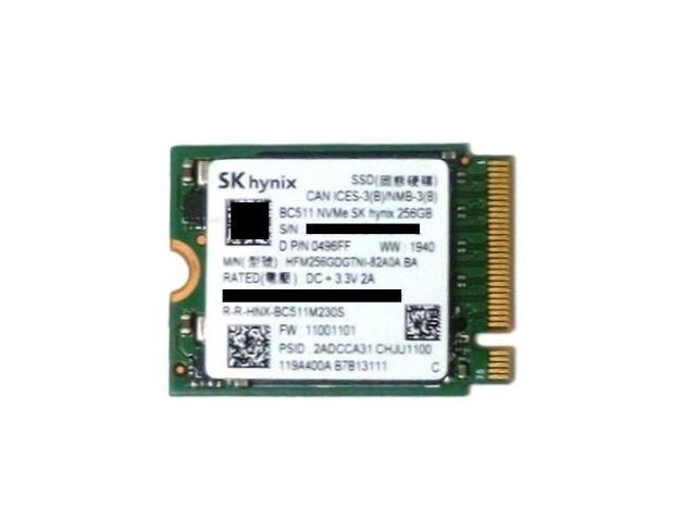 ★SSD SKhynix HFM256GDGTNI 256GB M.2 < PC本体/周辺機器  ★SSD SKhynix HFM256GDGTNI 256GB M.2 < PC本体/周辺機器の