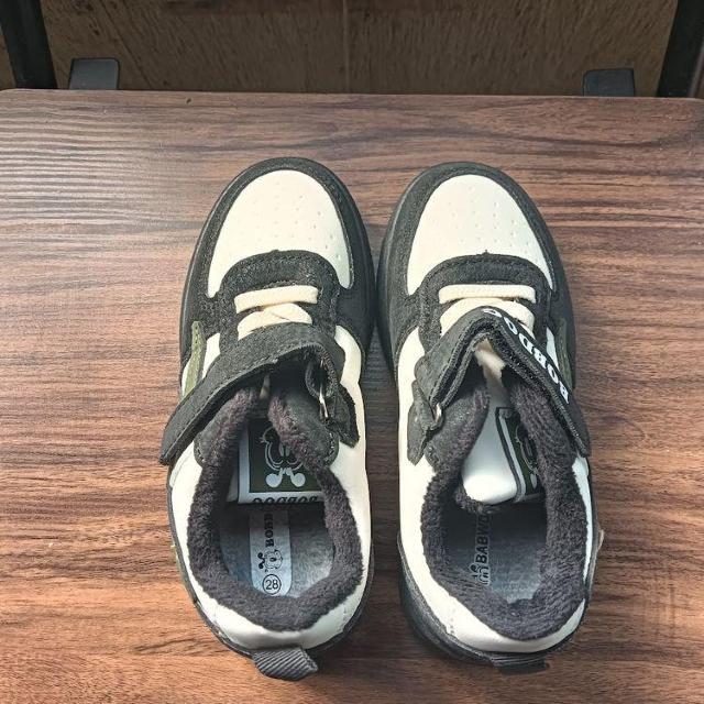 新品 17.5cm キッズ スニーカー 裏起毛 シューズ 子供靴 BOBDOG < キッズ/ベビー  新品 17.5cm キッズ スニーカー 裏起毛 シューズ 子供靴 BOBDOG < キッズ/ベビーの