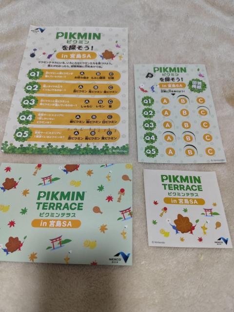 ピクミンテラス 宮島SA限定 クリアファイル ポストカード マグネット < アニメ/コミック/キャラクター ピクミンテラス 宮島SA限定 クリアファイル ポストカード マグネット < アニメ/コミック/キャラクターの