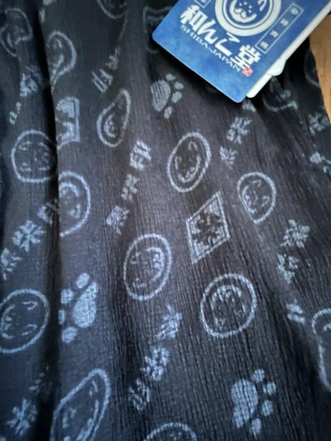 Mサイズ!高貴紳士的!商標登録!黒柴印 和んこ堂!サラッと楊柳素材ストレッチ!濃紺系色合い!両脇&後一つポケット付き!ハーフパンツ < 男性ファッション  Mサイズ!高貴紳士的!商標登録!黒柴印 和んこ堂!サラッと楊柳素材ストレッチ!濃紺系色合い!両脇&後一つポケット付き!ハーフパンツ < 男性ファッションの