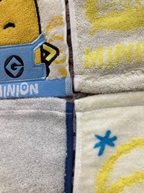 送料無料!可愛い刺繍入り【ミニオン】綿100% 無撚糸&ジャガード ハンドタオル(画像から) 2枚組1,100円が < インテリア/ライフ  送料無料!可愛い刺繍入り【ミニオン】綿100% 無撚糸&ジャガード ハンドタオル(画像から) 2枚組1,100円が < インテリア/ライフの