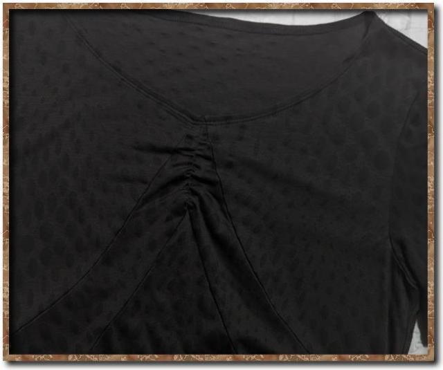 エヴェックスバイクリツィア リボン付き水玉カットソー 濃茶 < ブランド エヴェックスバイクリツィア リボン付き水玉カットソー 濃茶 < ブランドの