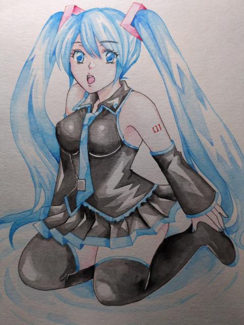 自作イラスト・送料込・初音ミク・プロセカ・水彩・B5サイズ < アニメ/コミック/キャラクター 自作イラスト・送料込・初音ミク・プロセカ・水彩・B5サイズ < アニメ/コミック/キャラクターの