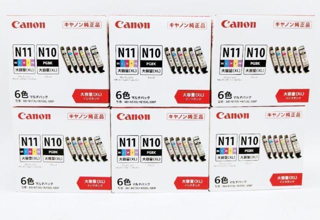 キャノン純正インクカートリッジ XKI-N11XL N10XL 6MP 大容量 6色マルチパック 6箱 < PC本体/周辺機器 キャノン純正インクカートリッジ XKI-N11XL N10XL 6MP 大容量 6色マルチパック 6箱 < PC本体/周辺機器の