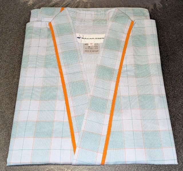 ナガイレーベン 男女兼用患者衣じんべい型(上衣) グリーン M 新品 未使用 保管品 病衣 検診衣 入院着 寝間着 介護 < ヘルス/ビューティー ナガイレーベン 男女兼用患者衣じんべい型(上衣) グリーン M 新品 未使用 保管品 病衣 検診衣 入院着 寝間着 介護 < ヘルス/ビューティーの