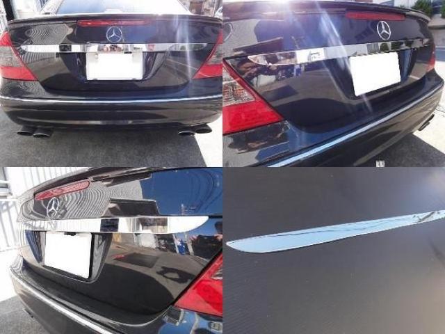 クロームメッキ後期ルックトランクリッドモール W211 C < 自動車/バイク クロームメッキ後期ルックトランクリッドモール W211 C < 自動車/バイク