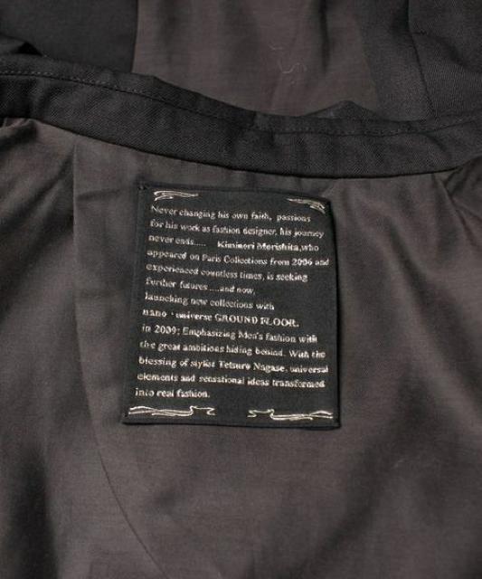 ☆nano・universe/ナノユニバース 3ピース タイト スーツ/48・黒☆新品 < ブランド ☆nano・universe/ナノユニバース 3ピース タイト スーツ/48・黒☆新品 < ブランドの