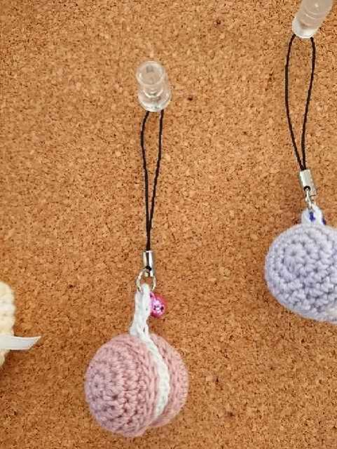 ハンドメイド ストラップマカロンピンク < 女性ファッション  ハンドメイド ストラップマカロンピンク < 女性ファッションの