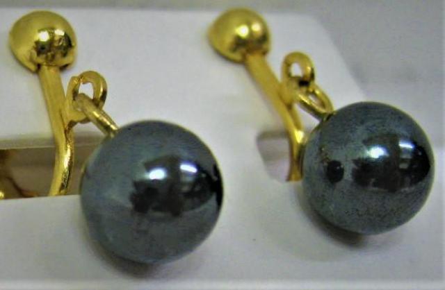 アクセサリー イヤリング パワーストン ヘマタイト 約 8mm バネ式ぶら下がり < 女性アクセサリー/時計  アクセサリー イヤリング パワーストン ヘマタイト 約 8mm バネ式ぶら下がり < 女性アクセサリー/時計の