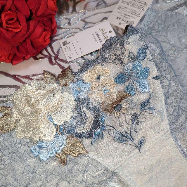 ワコール/salute/サルート/店舗限定/59G/ローライズ/ショーツ/L/SX/サックス/PTJ559/A/フォークロア < 女性ファッション  ワコール/salute/サルート/店舗限定/59G/ローライズ/ショーツ/L/SX/サックス/PTJ559/A/フォークロア < 女性ファッションの