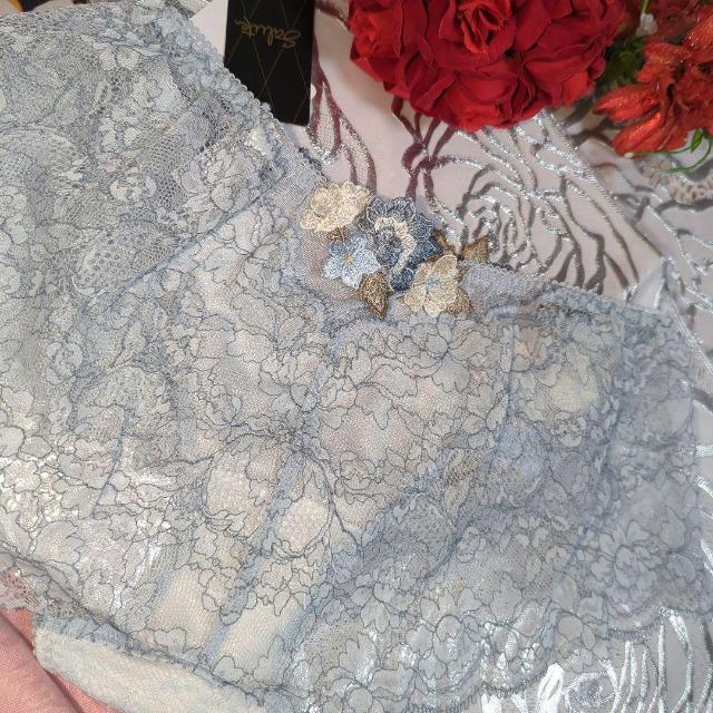 ワコール/salute/サルート/店舗限定/59G/ローライズ/ショーツ/L/SX/サックス/PTJ559/A/フォークロア < 女性ファッション  ワコール/salute/サルート/店舗限定/59G/ローライズ/ショーツ/L/SX/サックス/PTJ559/A/フォークロア < 女性ファッションの