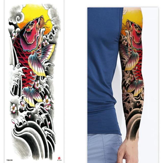 239 TATOOシール タトゥーシール 和柄 和彫り入れ墨シール 腕や足用入墨 < 男性アクセサリー/時計 239 TATOOシール タトゥーシール 和柄 和彫り入れ墨シール 腕や足用入墨 < 男性アクセサリー/時計の