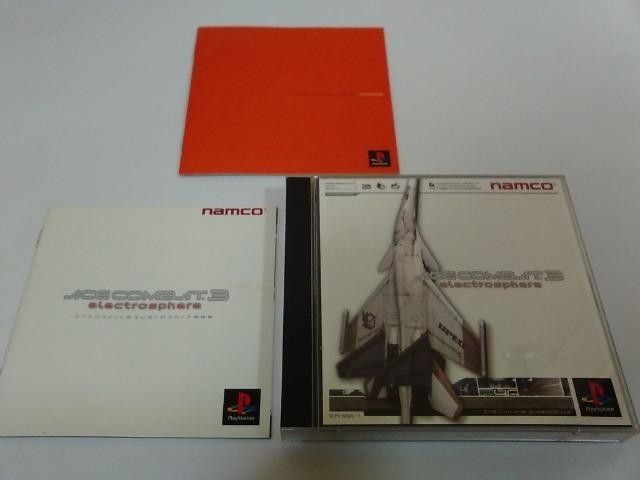 PS/【2本迄送料180円!!】エースコンバット3〈ディスク良好/メンテ済み♪〉【説明書付き】★ご落札価格★ < ゲーム本体/ソフト  PS/【2本迄送料180円!!】エースコンバット3〈ディスク良好/メンテ済み♪〉【説明書付き】★ご落札価格★  < ゲーム本体/ソフトの
