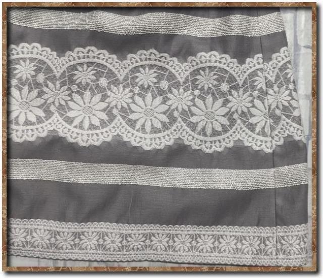 エムズグレイシー 刺繍入りボーダースカート グレー < ブランド エムズグレイシー 刺繍入りボーダースカート グレー < ブランドの