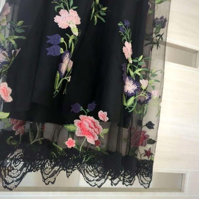 4298 SHIZUKA KOMURO/コムロシズカ/シズカコムロ/コムロシヅカ/シヅカコムロ/刺繍チュールフレアロングスカート < ブランド 4298 SHIZUKA KOMURO/コムロシズカ/シズカコムロ/コムロシヅカ/シヅカコムロ/刺繍チュールフレアロングスカート < ブランドの