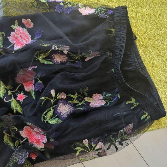 4298 SHIZUKA KOMURO/コムロシズカ/シズカコムロ/コムロシヅカ/シヅカコムロ/刺繍チュールフレアロングスカート < ブランド 4298 SHIZUKA KOMURO/コムロシズカ/シズカコムロ/コムロシヅカ/シヅカコムロ/刺繍チュールフレアロングスカート < ブランドの